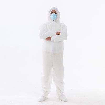 China Personal Care Safety Disposable Nonwoven Coverall Chemical Protective Coverall Men And Women Personal Protective Coverall for sale