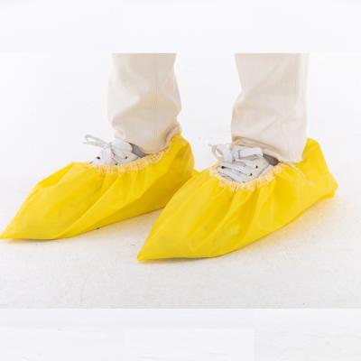 China CPE pp pe waterproof non-woven sms pvc non-woven sms hospital personal care free sample disposable shoe cover shoe cover for sale