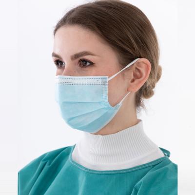 China 3 Ply High Breathability earloop BFE>98% Disposable Face Mask for sale