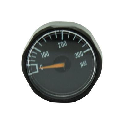 China M8*1.0 Mini Lightness 25mm Digital Hydraulic Pressure Gauge Sliver+Black for sale