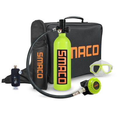 China Oxygen Scuba Tank SMACO Scuba Diving Equipment 1l Smaco Mini Oxygen Cylinder Tank Water Games Kit New Product Ideas Entertainment Swimming for sale