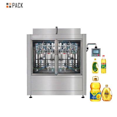 China Automatic Edible Food Cooker Npack Servo Motor Piston Oil Filling Machine for sale