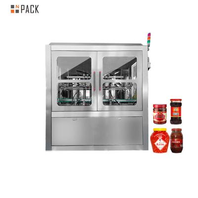 China Npack Hotels Automatic Chili Sauce Filling Machine for Glass Jar for sale