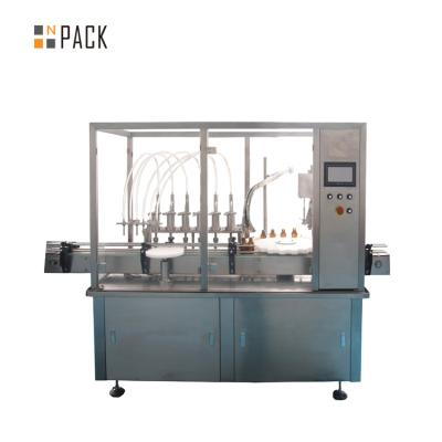 China Automatic Linear Type Hair Essential Oil Food Npack Bottle Filling And Capping Machine Monoblock for sale