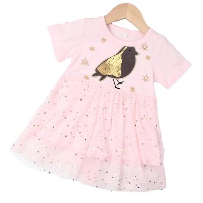 China LZH 2021 New Washable Summer Toddler Babies Dress For Girls Cotton Cartoon Casual Kids Princess Dress Children Clothes 3 4 5 6 7 Years Old for sale