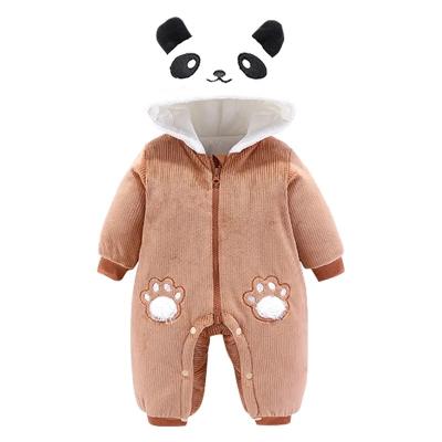 China Overall Polyester Jumpsuit Girls / Winter Thick Animal Cotton LZH Baby Boy Newborn Baby Clothes Rompers for sale