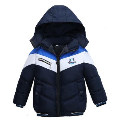 China LZH Autumn Winter Baby Boys Jacket Viable Children Warm Thick Hooded Coat Boys Outerwear for sale