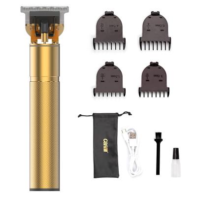 China Car Electric Cordless Contour Grooming Trimmer Professional Narrow Metal Pillar T9 Slim Hair Clipper Cutting Machine for sale