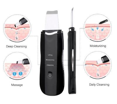 China Facial Hair Removal Ultrasonic Ultrasonic Deep Cleansing Skin Ultra Permanent Scrubber With Spray for sale