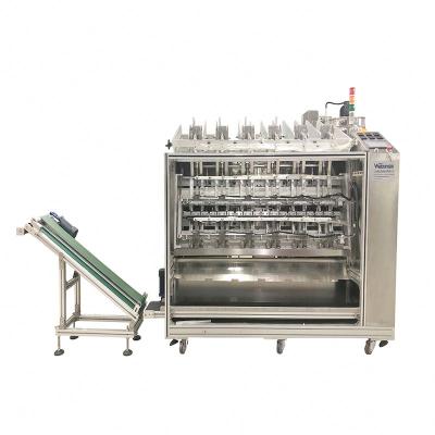 China Automatic Face Mask Concealer Machine Automatic Face Mask Food Stacker Flat Mask Making Machine for sale