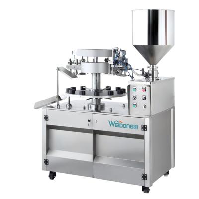 China Low Production Cigarette Plastic Aluminum Pipe Manually Packing Hair Dye Cream Tube Filling And Sealing Machine With Cutting for sale