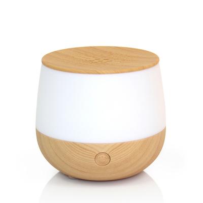 China Wholesale Hot Sale New Arrival Household Wooden Grain Aroma Air Aromatherapy Essential Oil Diffuser With 7 Color Changing LED for sale