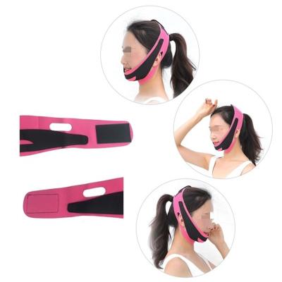 China 2021 Home Use+office+travel Face Chin Strap Band V Shaping Slimming Lift Up Anti Line Belt Beauty Tool Wrinkle Belt Beauty V Face Belt Slimming Facial Massager for sale