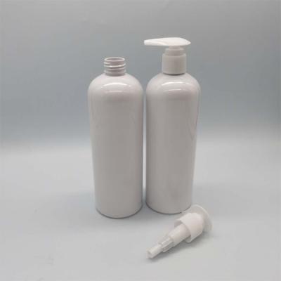 China Household Products Cosmetic Packaging Bottle Shampoo Plastic Bottle 500ml PETG Plastic Lotion Bottle for sale