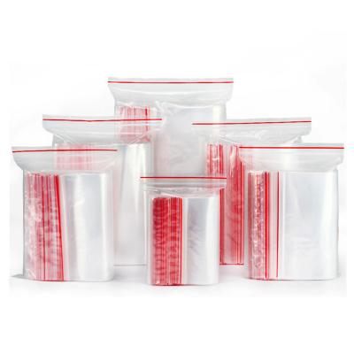 China Moisture Proof Running Clear Zip Lock Sunglass Bags Zipper Plastic Bags for sale