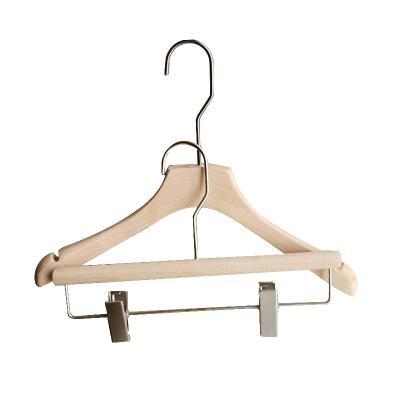 China SHOW Custom Made Cheap Wooden Unpainted Women's Hanger for sale