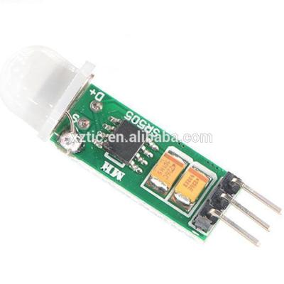 China Factory Price Mini Infrared PIR Motion Sensor Precise Infrared Detector Module HC-SR505 XZT for sale