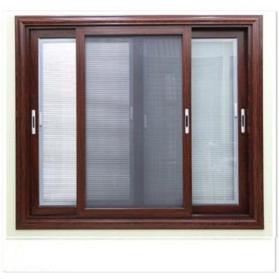 China Sliding Saga New Design Thermal Break Aluminum French Glass Sliding Window Price Philippines for sale