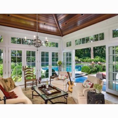 China Saga Modern American Style Aluminum Glass Roof Sunroom for sale