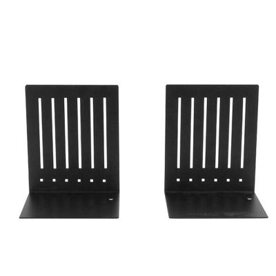 China Minimalist Decorative Book Stand Metal Bookshelf Iron Bookends Metal Steel Bookends for sale