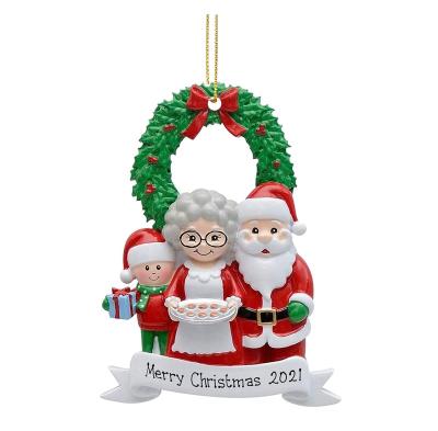 China 2021 Christmas Decoration Supplies China Santa Claus Ornaments Christmas Tree Ornament For Christmas Decorations Gift for sale