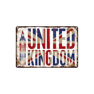 China Europe London Classic Big Ben Vintage Metal Tin Sign for Home Decoration for sale