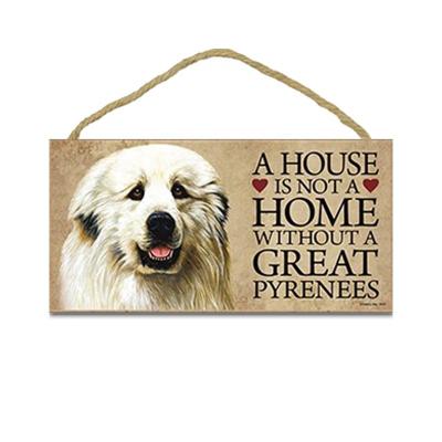 China Europe Decorative Wooden Plate Bar Bar Decoration Customized Retro Home Dog Signs for sale