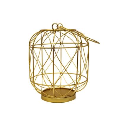 China European Bars Creative Gold Metal Opens Cheap Lantern Hotel Accessories Lanterns for sale