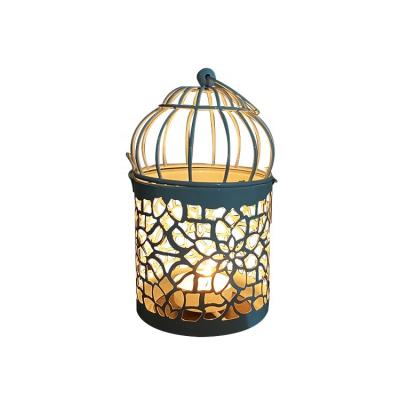 China Ramadan Lamp Eid Mubarak Custom Weddings Metal Wind Lamp Opens Arabic Mini Lantern for sale