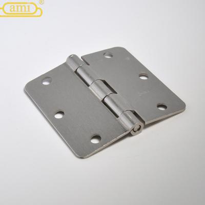 China 5/8 Round Corner Iron Suitable 3.5 Inch Square Window And Door Hinge for sale