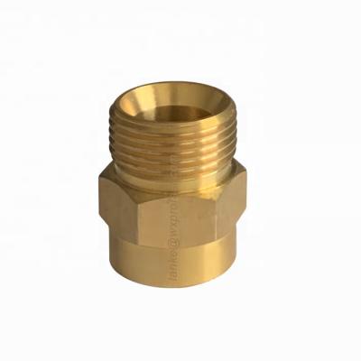 China New High Pressure Seal Accessaries Snow Foam Lance Adapter High Quality Solid Brass Foam Barrel Connector For Kranzle M22 for sale