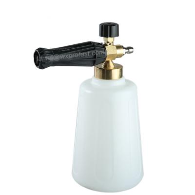 China Bottle Hose-End Foam Sprayer Kranzle M22 Wide Connector Foam Lance America Quick Release 2L Foam Cannon for sale