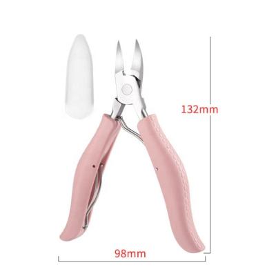 China Durable Big Promotion Thick And Inveterate Nails Nail Clipper Stainless Steel Handle Soft Toe Nail Cutters Olecranon Cuticle Nipper for sale