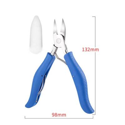 China Factory Supply Stainless Steel Cuticle Nipper Ingrown Toenail Clippers Dead Cuticle Remover Nail Tools Durable Cuticle Pusher Set for sale