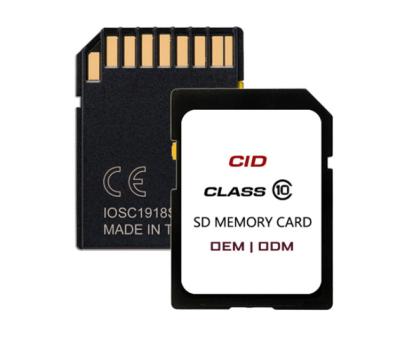 China Plastic Professional Custom CID SD Card For Car GPS Navigation 8GB 16GB 32GB Memoria SD CID for sale