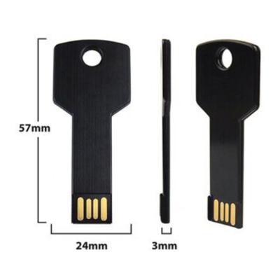 China Promotional Metal Key Shape Usb Flash Drive 2.0 Pendrive 2gb 4gb 8gb 16gb Usb Flash Drive With Customized Logo for sale