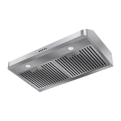 China Commercial Tempered Glass Chimney Extractor Chain Hood for sale