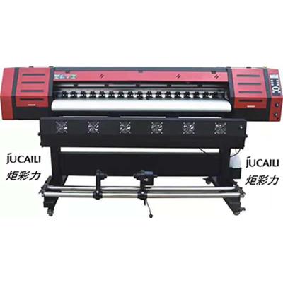 China With newest design xp600 2heads metal large format printer 1.8m good quality printing for sale