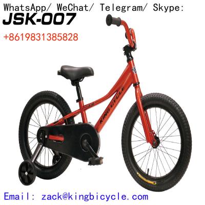 China Steel Frame 3 To 8 Years Old Kids Bicycle With Training Wheels Personalized 12inch 16inch for sale