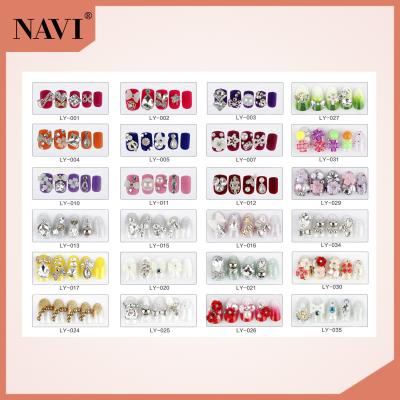 China Designed Artificial Nail Tip 3D Luxury and French False Nail Tips for sale