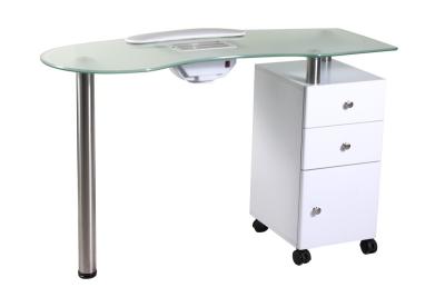 China Professional Mutifunctional Nail Salon Furniture Beauty Nail Table for sale