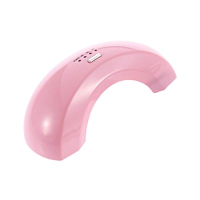 China Long Life Pink / Black Mini 6w Led Lamp Nail Dryer With Bridge Shape for sale