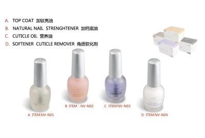 China NAVI 12ML 0.4 oz Clear Nail Lacquer , Elegant Titanium Nail Top Coat for sale