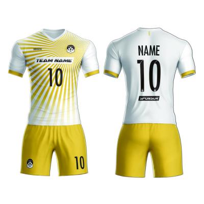 China Moisture Wicking Team Wear Customize Soccer Jersey 2022 set for team soccer jersey sublimation soccer wear printing football tank top for sale