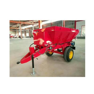 China Hotels Tractor Pulling Farmyard Fertilizer Equipment 2 Cubic Fertilizer Spreader Thrower for sale