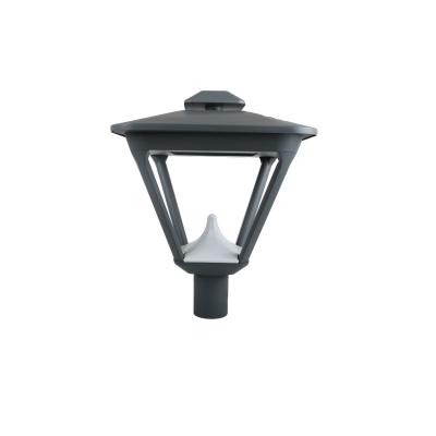 China Garden Die Casting Aluminum Led Garden 50w Top Light Post Lighting Pole Mounted Fixture for sale