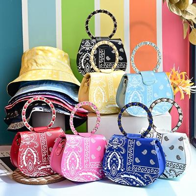 China High Quality Round Handle Tote Handbag Set Women Ladies Bucket Ny Hat And Purse Handbags Set Newest High Quality for sale