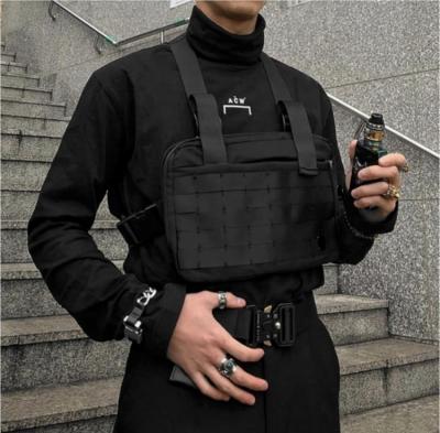 China Hip Hop Fashion Men Chest Bag Shoulder Backpack Waterproof Hot Selling Tactical Rig for sale