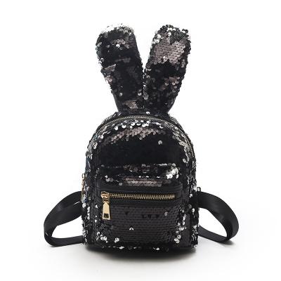 China Sequin Waterproof Reversible School Backpack Lightweight Backpack For Girls And Boys for sale