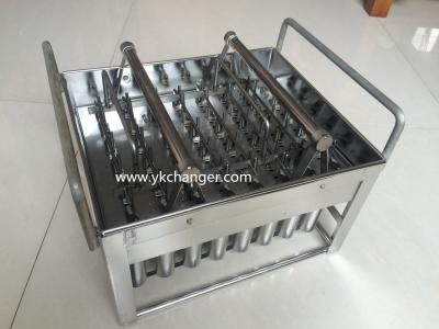 China Stainless steel ice pop mold/ popsicle mold/ ice cream mould basket type for ice lolly high qualiyt for sale